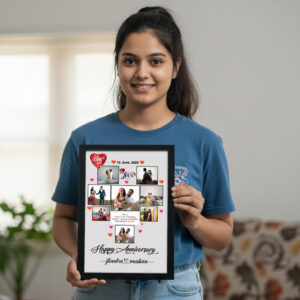 Heart Shape Photo Frames for Birthday, Anniversary, Husband, Wife, Couple Gifts