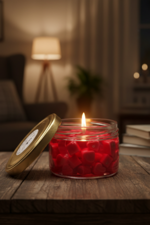 Dreamy Hearts Jar Candle