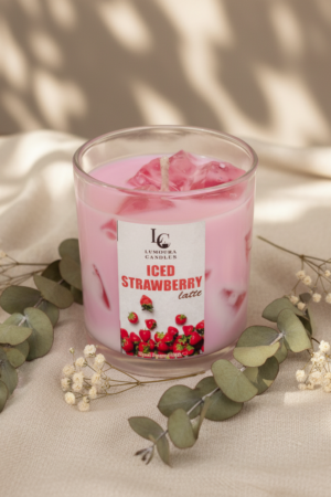 Iced Strawberry Latte